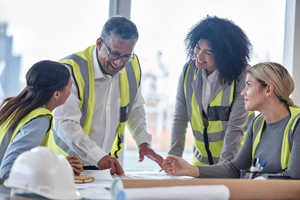 Planning Floor Plan And Business People In Office 2026 01 09 09 39 02 Utc